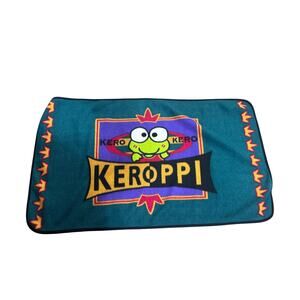 1997 Keroppi Sanrio Fleece Blanket Vintage 90s 28x50